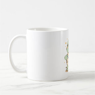 Taza De Café Diseño Kawaii de Tortuga Viajera de Aventuras Lind
