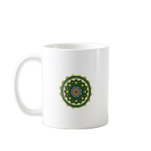Diseño MandalaTaza clásica, 330 ml