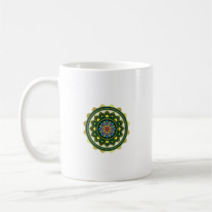 Taza De Café Diseño MandalaTaza clásica, 330 ml