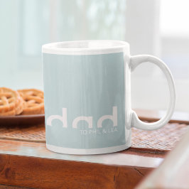 Taza De Café Diseño Minimalista simple moderno para papá