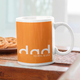 Taza De Café Diseño Minimalista simple moderno para papá