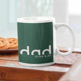 Taza De Café Diseño Minimalista simple moderno para papá