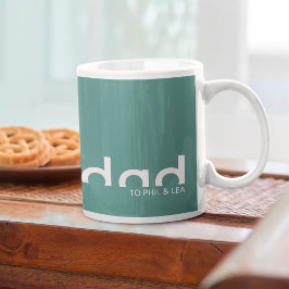 Taza De Café Diseño Minimalista simple moderno para papá