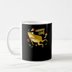Taza De Café Diseño Mínimo Esencial Rana Feliz