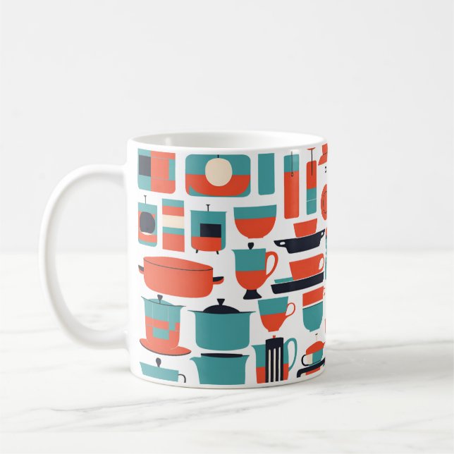 Taza De Café Diseño moderno de cocina de mediados de siglo (Izquierda)