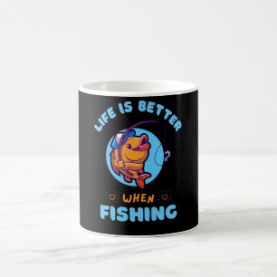 TAZA DE CAFÉ DISEÑO MODERNO PARA LOS PESCADORES