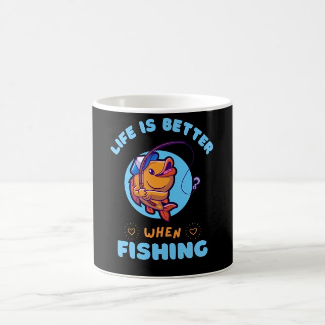 TAZA DE CAFÉ DISEÑO MODERNO PARA LOS PESCADORES (Centro)