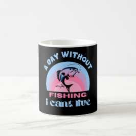 TAZA DE CAFÉ DISEÑO MODERNO PARA LOS PESCADORES