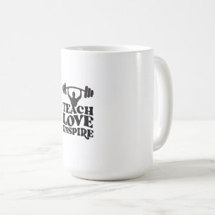 Taza De Café diseño motivacional de gimnasio