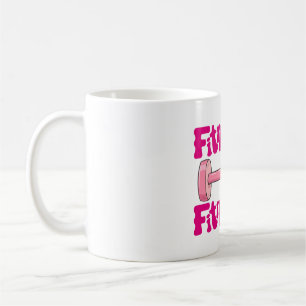 Taza De Café diseño motivacional para gimnasio de acondicionami