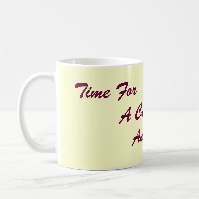 Taza De Café diseño original de eslóganes de texto divertidos e (Izquierda)