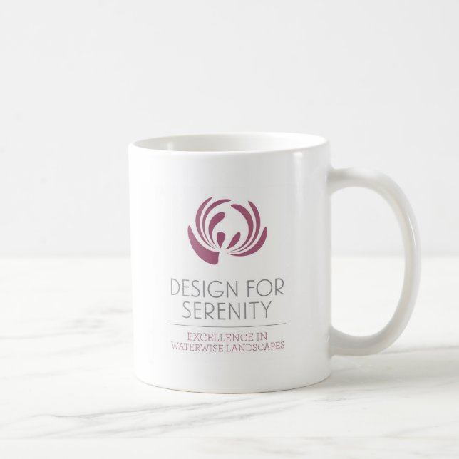 Taza De Café Diseño para la serenidad (Derecha)