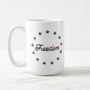 Taza De Café Diseño Patriótico América 250 Estrellas Libertad