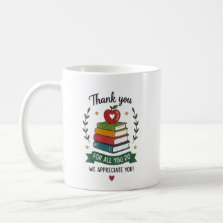 Taza De Café Diseño personalizado de agradecimiento a maestros