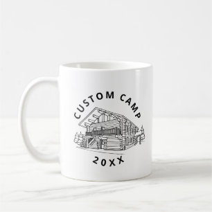 Taza De Café Diseño personalizado de cabaña/alojamiento de vera