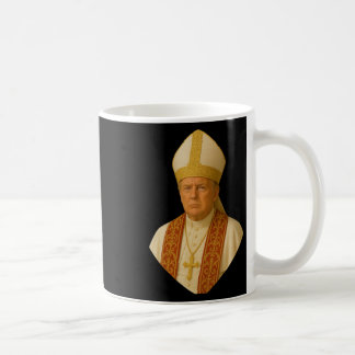 Taza De Café Diseño político divertido del Papa Trump