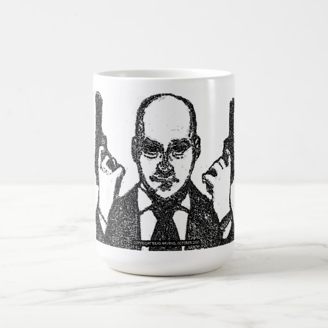 Taza De Café Diseño promocional de secuestradores de línea dura (Centro)