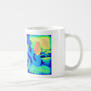 Taza De Café diseño redheaded de la sirena