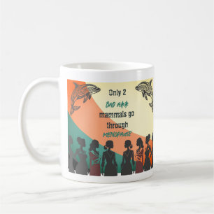 Taza De Café Diseño retro de café menopausia
