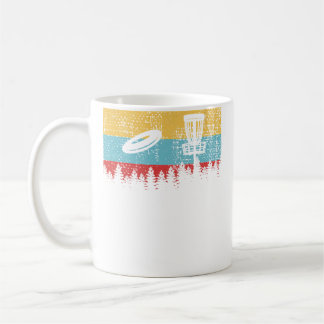 Taza De Café Diseño Retro de Disc Golf Jugador de Disc Golf Fri