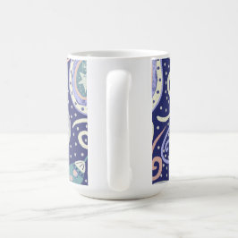 Taza De Café Diseño Retro de Galaxia Espacial