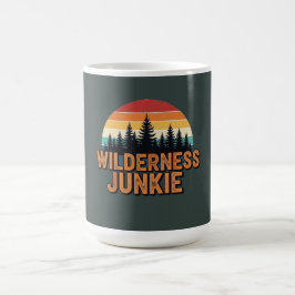 Taza De Café Diseño retro de junkie salvaje