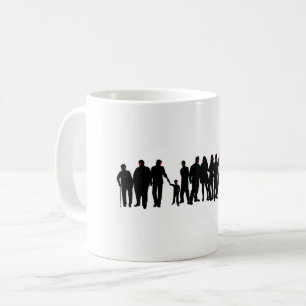 Taza De Café Diseño rojo del día de la nariz