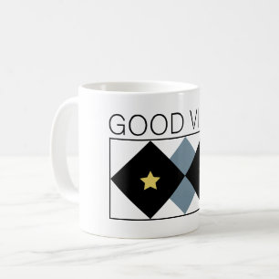 Taza De Café Diseño sencillo e impactante de Good Vibes