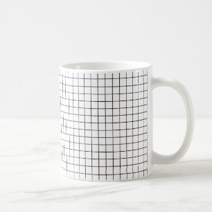 Taza De Café Diseño sencillo Plaid Square Pattern - Mug