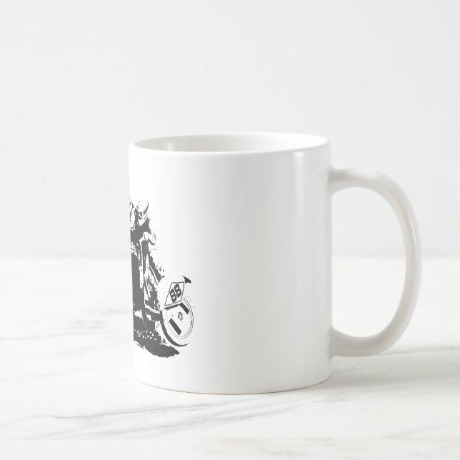 Taza De Café Diseño simple de Sidecarcross (Derecha)