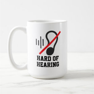 Taza De Café Diseño Simple para Difícil Oír