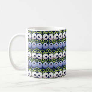 Taza De Café Diseño temático de arándano único