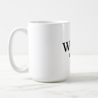 Taza De Café Diseño tipográfico de nombres de familia Wilson