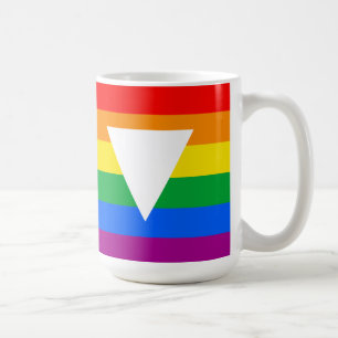 Taza De Café Diseño triángulo del orgullo gay