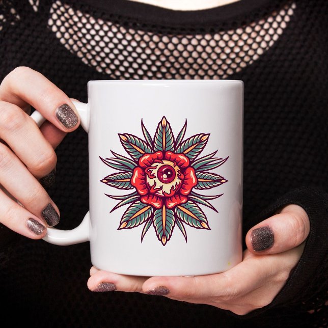 Taza De Café "Diseño único y de Guay Crazy Mug: Resumen vibrant (Subido por el creador)