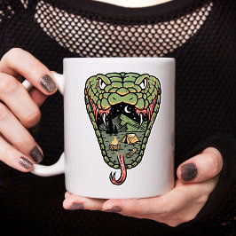 Taza De Café Diseño único y Guay Crazy Mug: Resumen vibrante