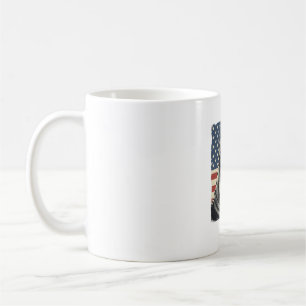 Taza De Café diseño vectorial de bandera patriótica de Gran Dan