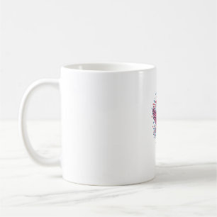 Taza De Café Diseño vectorial de fuegos artificiales de flamenc