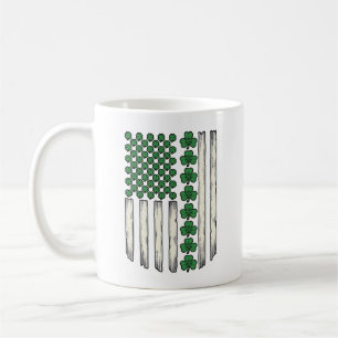 Taza De Café Diseño vectorial vintage de bandera americana tréb