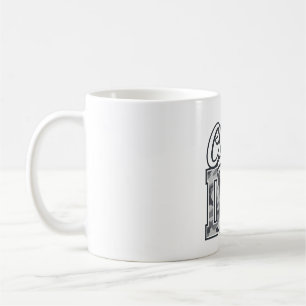 Taza De Café Diseño vectorial vintage de pom de camuflaje para