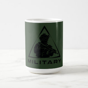 Taza De Café diseño verde de operaciones especiales militares
