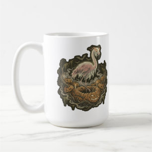 Taza De Café Diseño Vintage de Flamenco Espeluznante de Hallowe