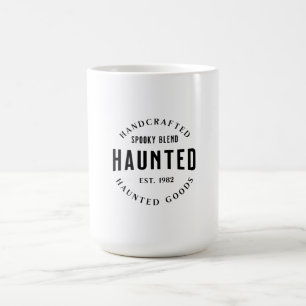 Taza De Café Diseño Vintage de Halloween Embrujado