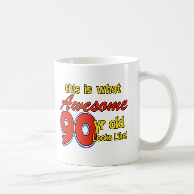 Taza De Café diseños 90 años (Derecha)