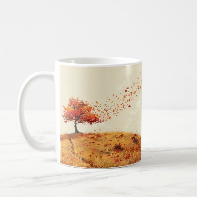 Taza De Café Diseños a la moda, otoño (Izquierda)
