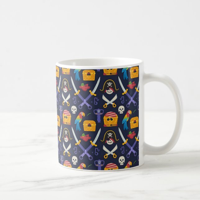 Taza De Café Diseños con temática pirata para aventureros amant (Derecha)