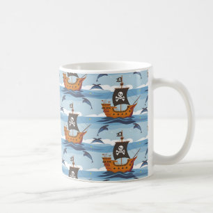 Taza De Café Diseños con temática pirata para aventureros amant