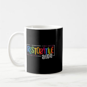 Taza De Café Diseños de Ayudante Restaurativo Negro Unisex-Adul
