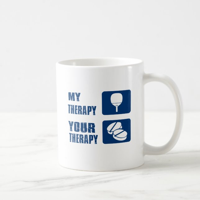 Taza De Café diseños de la terapia del ping-pong (Derecha)