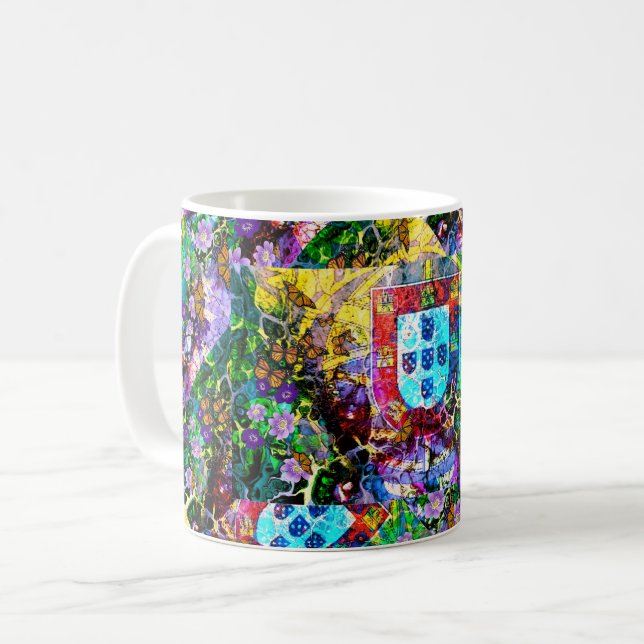 Taza De Café Diseños de Portugal (Anverso izquierdo)